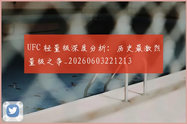 UFC 轻量级深度分析:历史最激烈量级之争_20260603221213